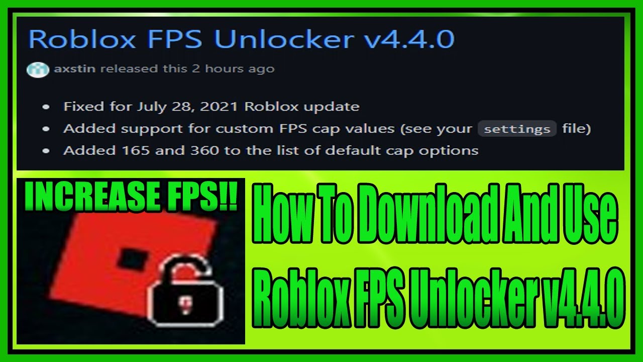 how to use a roblox fps unlocker safely